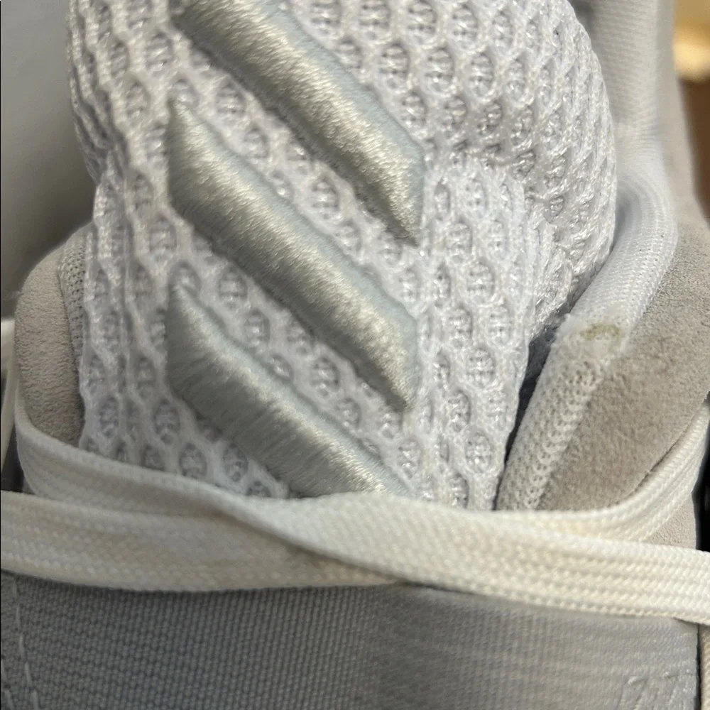 Adidas James Harden Vol 4 White Gray Basketball Shoes Mens Size 14 EF9653